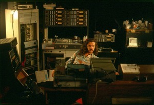 Recording studio in the Theater with John 'Duck' Sullivan