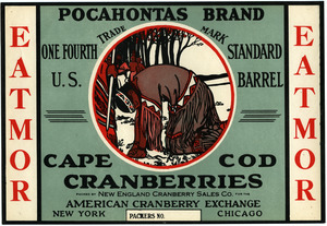 Eatmor Cape Cod Cranberries : Pocahontas Brand