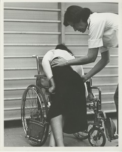 Woman in physical therapy