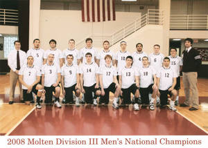 2008 Molten Division III Men's Volleyball National Champions