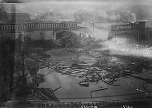 Molasses flood, destruction