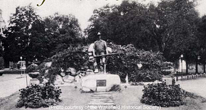 Hiker Monument and Rockery, circa 1926