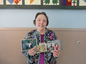 Ruth Fitzpatrick at the Stoughton Mass. Memories Road Show