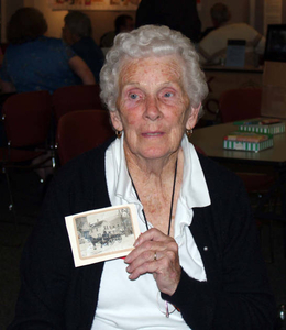 Viola Cole at the Natick Mass. Memories Road Show