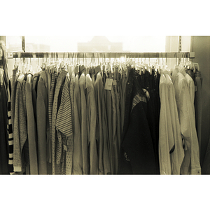 Rack of new clothing