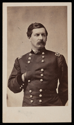 Studio portrait of General George B. McClellan, Boston, Mass., undated