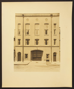 Exterior view of Eleanora R. Sears's Garage house, 5 Byron Street, Boston, Mass., 1941