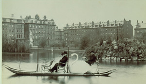 Swan boat, Public Garden, Boston, Mass., ca. 1883