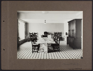 La Leopolda, servants' hall, 1939