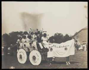 A view of a celebratory carriage honoring the Cape Cod Canal