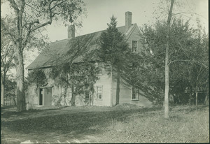 Exterior view of the Pierce House, Oak Street, Dorchester, Mass., undated