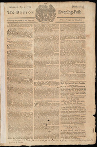 The Boston Evening-Post, 2 July 1770