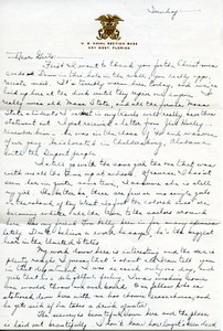 Letter from Robert X. Triggs to the girls in the Massachusetts State College Dean's office