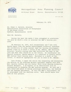 Letter from George G. Bridgeman to Elmer C. Bartels