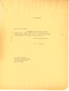 Letter from W. E. B. Du Bois to General Education Board