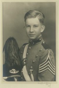 Walker W. Gibson, in uniform