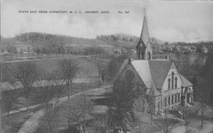 South east from dormitory, M.S.C., Amherst, Mass.