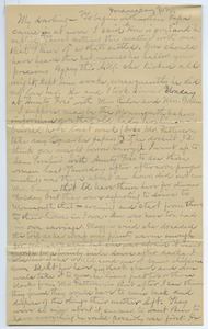 Letter from Louisa Gass to Sadie Kessel
