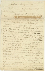 Letter from Dr. J. P. Batchelder to Dr. Erasmus Darwin Hudson