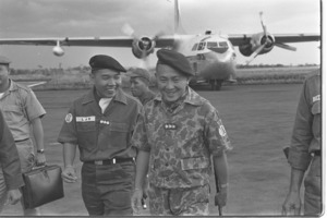 General Do Cao Tri with Colonel Lam, commander of the 23rd division.