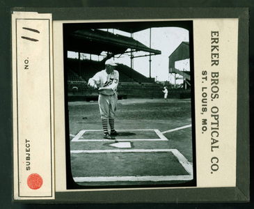 Leslie Mann Baseball Lantern Slide, No.11