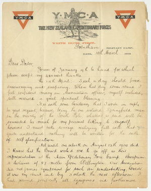 Letter from Edward M. Ryan to Laurence L. Doggett (March 10, 1916)