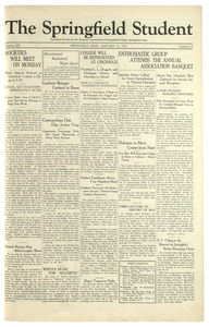 The Springfield Student (vol. 13, no. 13) January 19, 1923