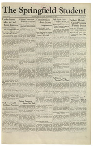The Springfield Student (vol. 18, no. 9) December 2, 1927