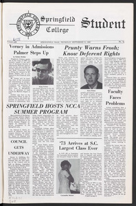 The Springfield Student (vol. 57, no. 1a) Sept. 11, 1969