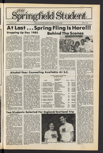 The Springfield Student (vol. 99, no. 10) Apr. 18, 1985
