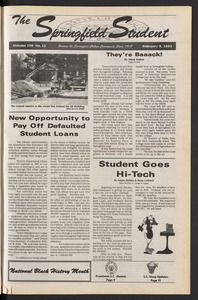 The Springfield Student (vol. 109, no. 15) Feb. 9, 1995