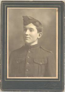 Ernest Best in cadet uniform