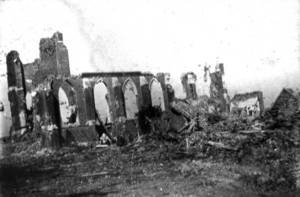 Lamotte-Warfusee Church (August 1918)
