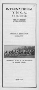 Physical Education Bulletin (1933-1934)
