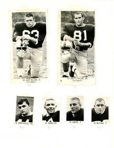 Springfield College Undefeated 1965 Football Team Portraits Collage
