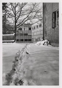 Wintry Scene of the Beveridge Center at Springfield College
