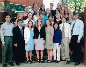 The 2000-2001 Springfield College Women's Swimming and Diving Team