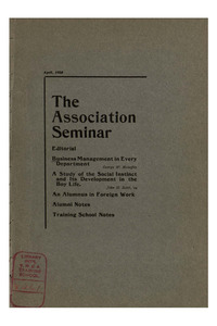 The Association Seminar (vol. 13 no. 07), April, 1905