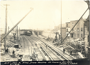 View from Boston Street toward Dorchester Avenue