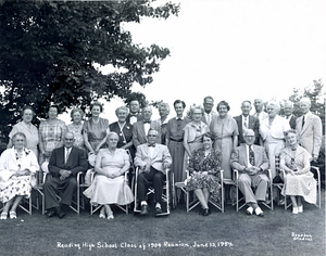 [Reading High School class of 1904 50th reunion]