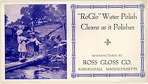 "RoGlo" Water Polish Advertising Card