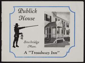 Brochure for the Publick House, Sturbridge, Mass., undated