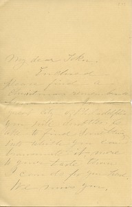 Letter from Mary Lyman to Tokumatsu Nakajima