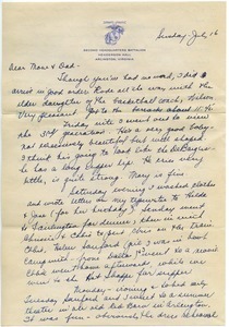 Letter from Mary W. Lauman to Frances and George Lauman