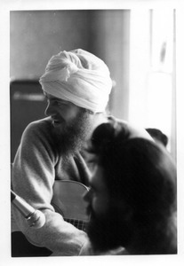 Livtar Singh Khalsa at the recording of 'Jewels from the East'
