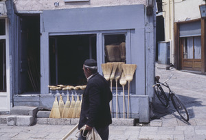 Broom shop in Skopje čaršija