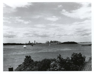 Boston from Georges Island