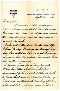 Letter from Phillip N. Pike to Millard "Jack" Pike