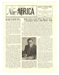 New Africa volume 5, number 10