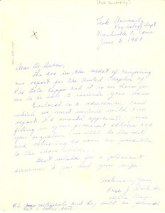 Letter from Phi Beta Kappa Delta Chapter to W. E. B. Du Bois